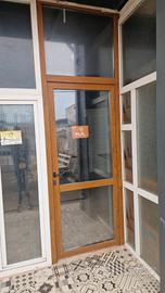 Portoncino Pvc effetto legno 97,5x218x299