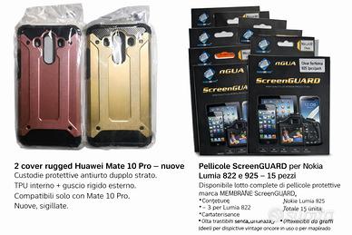 2 cover Mate 10 Pro + 15 pellicole Nokia Lumia 822