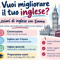 Lezioni di inglese con insegnante madrelingua