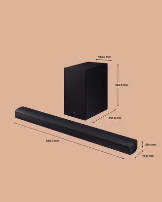 Samsung HW-A650/ZF subwoofer + soundbar wireless