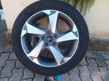 4 cerchi in lega auto ford + pneumatici invernali