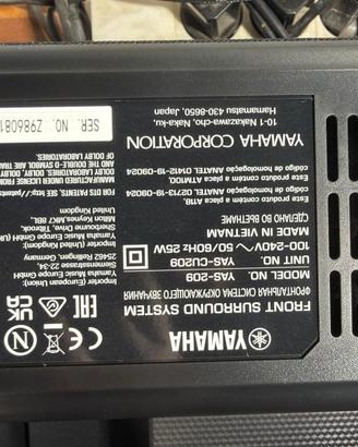 SoundBar Yamaha YAS-209