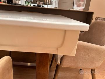 TAVOLO LEGNO LIBERTY SICILIANO