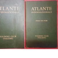Atlante Internazionale e altri libri TCI vintage