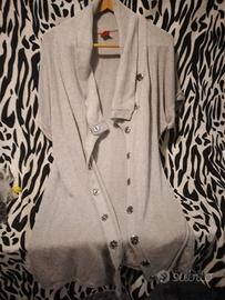 cardigan mezze maniche object S grigio chiaro