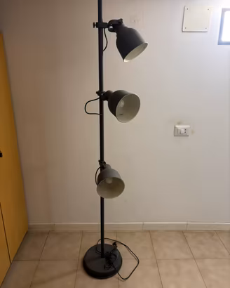 Lampada da terra / piantana a 3 luci