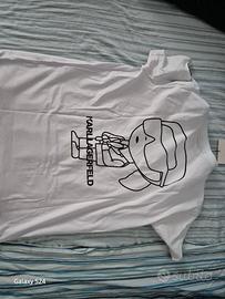 T-shirt Off White + Karl Lagerfield 