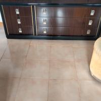 Camera da letto vintage anni 70 con radio più cuci