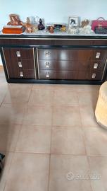 Camera da letto vintage anni 70 con radio più cuci