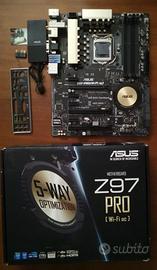 Scheda madre Asus socket 1150 Z97-Pro (Wi-Fi AC).