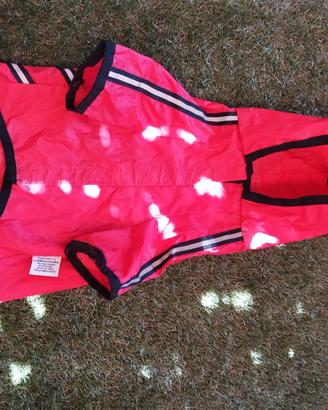 Giacca impermeabile cane - rossa