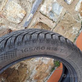 4 gomme invernali auto 165/60 R 15 T