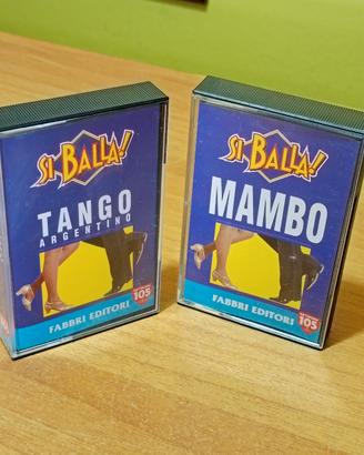 LOTTO 2 AUDIOCASSETTE VINTAGE COLLANA "SI BALLA"