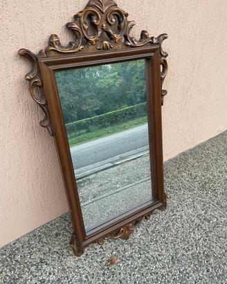 Specchio antico in legno