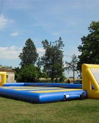 Calcio Saponato usato - calcetto gonfiabile