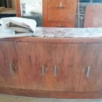 Mobile con piano in marmo