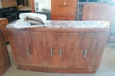 Mobile con piano in marmo