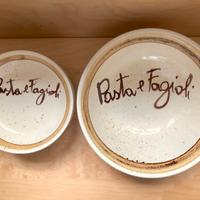 Piatti fondi e ciotola "Pasta e Fagioli"