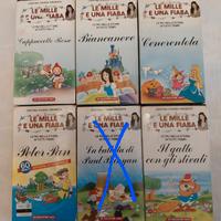 Lotto 6 VHS Le Mille e Una Fiaba De Agostini