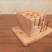 PORTAPENNE in LEGNO ARTIGIANALE