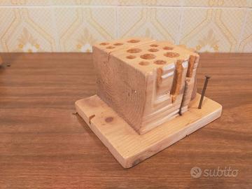 PORTAPENNE in LEGNO ARTIGIANALE