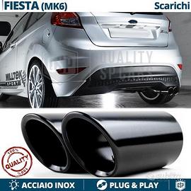 TERMINALI di Scarico NERI per FORD FIESTA ST MK6