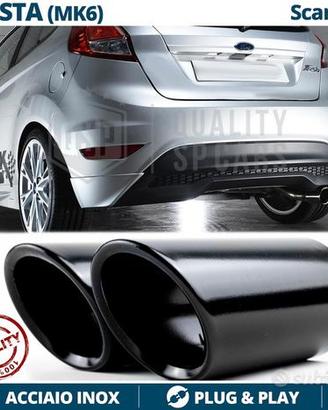TERMINALI di Scarico NERI per FORD FIESTA ST MK6