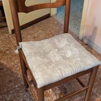 Sedia con cuscino