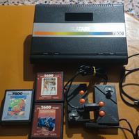atari 7800 console con giochi ( da testare)