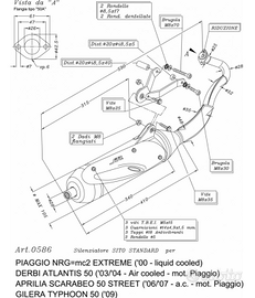 Scarico SITO Aprilia Scarabeo 50 2006 -