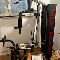 Attrezzo palestra per gambe,bicipiti,petto,schiena