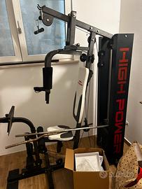 Attrezzo palestra per gambe,bicipiti,petto,schiena