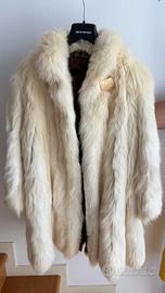 Pelliccia vintage in vera volpe bianca - Rinaldi 