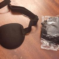 Bende nere per occhio tipo pirata bambini 2pz