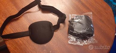 Bende nere per occhio tipo pirata bambini 2pz