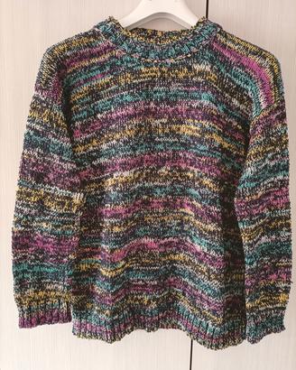 Maglione donna colori mischelati