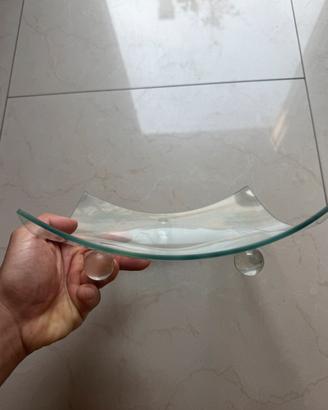 Piatto / svuota tasche in vetro curvato