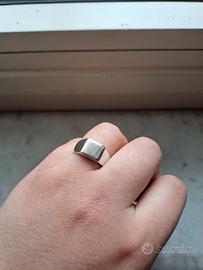 Anello sigillo quadrato 