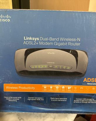 Modem Router Cisco WAG320N