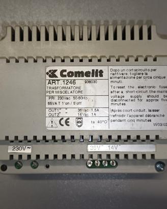 alimentatore COMELIT 1205/B 12 VAC-20VDC