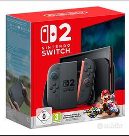 NINTENDO SWITCH 2 CON IL GIOCO MARIOKART WORLD 