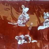 swarovski 3 animali con parti da incollare