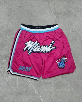Shorts pantaloncini Miami Heat "Vice Edition" Rosa