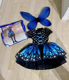 Carnevale costume fata farfalla, 7/9 anni