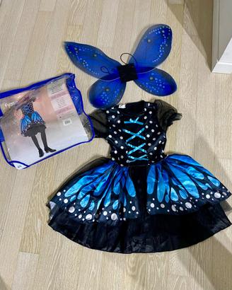 Carnevale costume fata farfalla, 7/9 anni