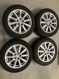 4 ruote invernali 205/55 R16 5x112 Audi VW Seat Sk