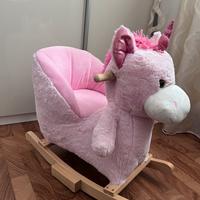 Dondolo unicorno rosa