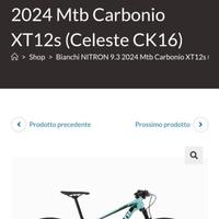 MTB bianchi come nuova