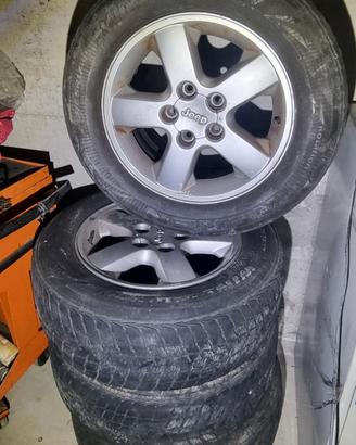 Set 4 Cerchi in lega originali JEEP da 17"