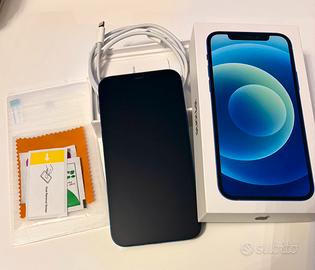 IPhone 12 128GB blue + screen protector